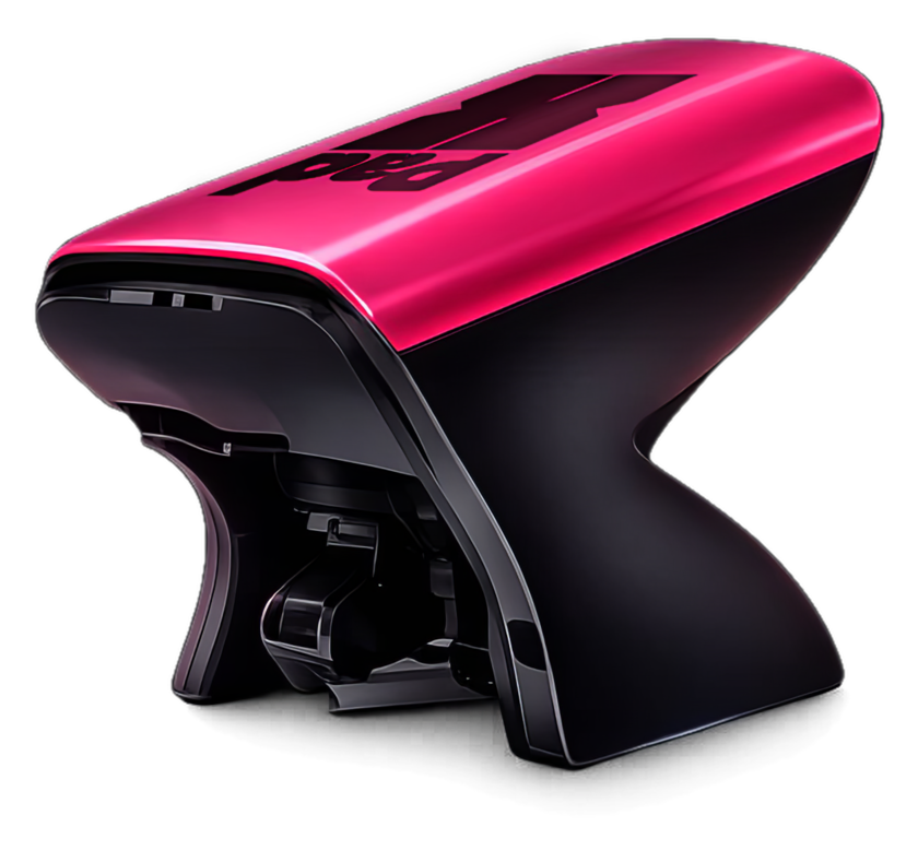 The PadX court camera, in PadX pink